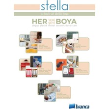 Bianca Stella Su Bazlı Saf Akrilik Boya 1lt 1087 Kırık Beyaz