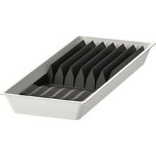 Hobiceyiz Çekmece Düzenleyici, Beyaz-Antrasit, 20X50 Cm, Uppdatera