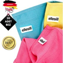 Ellesill 30'lu Mikrofiber Temizlik ve Cam Bezi (42X69CM) - 10 Paket