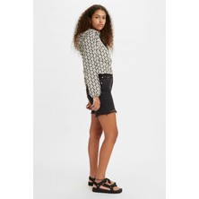 501 Mid Thigh Kadın Şort - Lunar Black