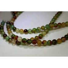 Yaşam Tohumu Akik Taşı Dizi 8mm 4406