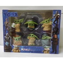 Star Wars Oyuncak Baby Yoda Karakter Figür Seti 6'lı Baby Yoda