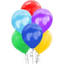 Kikajoy Metalik Rengarenk Balon 100'LÜ