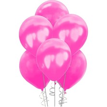 Kikajoy Metalik Pembe Balon 100'LÜ