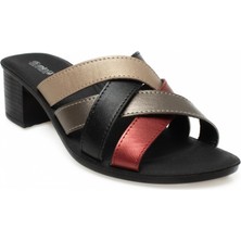 Muya 33000Z Anagram Topuklu Kadın Terlik