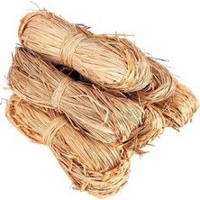 Darksent Doğal Rafya Muz Saman Lifi Ip Süsleme Ipi Naturel Iplik - 1 kg Ip Süsleme