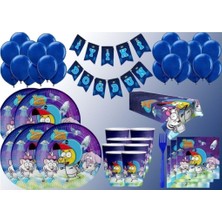 Kikajoy Kral Şakir Uzayda Doğum Günü Parti Büyük Paket 16 Kişilik Tamamı Lisanslı