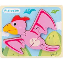 Ahşap Eğitim Oyuncak Dinozor Bulma Bebek Handheld Jigsaw Puzzles Style6 (Yurt Dışından)