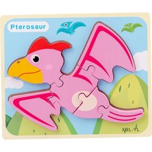 Ahşap Eğitim Oyuncak Dinozor Bulma Bebek Handheld Jigsaw Puzzles Style6 (Yurt Dışından)