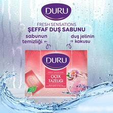 Duru Fresh Sensations Çiçek Tazeliği 4 Adet Duş Sabunu 600Gr