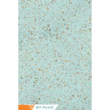 Ventrawall - Isı Ve Ses Yalıtımlı Sürülen Duvar Kağıdı | Altın Mineral Taşlı Turkuaz | B11-PLUS1 - 1.5 Kg |5m²