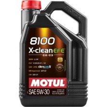Motul 8100 X-Clean Efe 5W-30 5lt