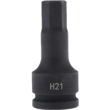 F Fityle 34 "derin Uzun Hava Etki Soketi Metrik Aks Somun Yuvaları Allen Aracı 21MM  (Yurt Dışından)