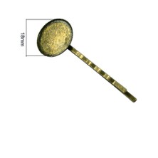 Amanda 10 Parça. Yuvarlak Cabochon Saç Tokası Dıy Mücevher  (Yurt Dışından)