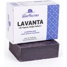 The Soap Factory Klasik Seri El Yapımı Lavanta Sabunu 110 g - Vegan - Lüks - Bütün Cilt Tipleri İçin - Geleneksel Kaynatma Yöntemi - Üstün Cilt Bakımı - Bitkisel