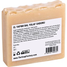 The Soap Factory İpek Seri El Yapımı Bal Yulaf Sabunu 100 g - Lüks - Çevre Dostu - Bütün Cilt Tiplerine Uygun - Soğuk Sıkım - Üstün Cilt Bakımı