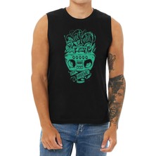 Bluu Music Tank Top Kolsuz Sporcu Tshirt