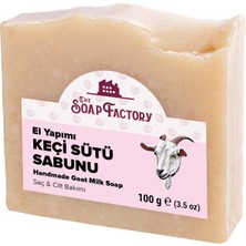 The Soap Factory İpek Seri El Yapımı Keçi Sütü Sabunu 100 g - Lüks- Bütün Cilt Tiplerine Uygun - Soğuk Sıkım - Üstün Cilt Bakımı