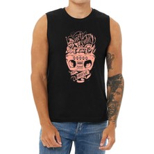 Bluu Music Tank Top Kolsuz Sporcu Tshirt