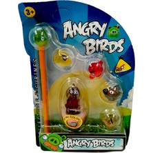 PopŞeker PopŞeker Angry Birds Mini Karakterler ve Kalem Süsleri Angry Birds Oyuncakları