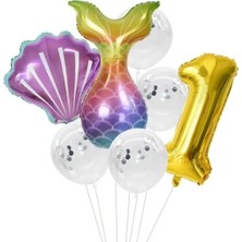 Çıtı Pıtı Store Deniz Kızı Balon Set 1