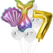 Çıtı Pıtı Store Deniz Kızı Balon Set 7