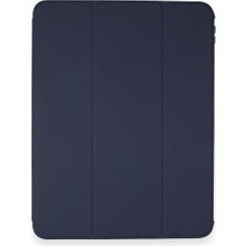 TEKNETSTORE Apple Ipad Pro 4. Nesil M2 Çip 2022 11 Inç Tablet Uyumlu 360 Dönebilen Kalem Bölmeli Standlı Kılıf