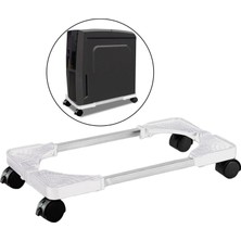 Perfect Mobil Pc Bilgisayar Stand Tutucu, Beyaz Çarkı Tekerlekleri (Yurt Dışından)