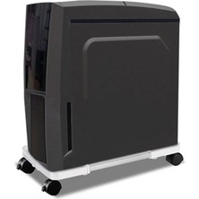 Perfect Mobil Pc Bilgisayar Stand Tutucu, Beyaz Çarkı Tekerlekleri (Yurt Dışından)