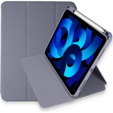 TEKNETSTORE Apple iPad Pro 12.9 Inç 3. 4. 5. 6. Nesil Kılıf Kalem Şarj Bölmeli 360 Dönebilen Case