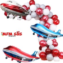 Mfm Parti Uçak Doğum Günü Zincir Balon Seti