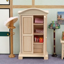 Strade Store Zarif Dollhouse Gardırop Yaşam Sahnesi Oturma Odası Yatak Odası Manzara Malzemeleri (Yurt Dışından)