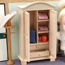 Strade Store Zarif Dollhouse Gardırop Yaşam Sahnesi Oturma Odası Yatak Odası Manzara Malzemeleri (Yurt Dışından)