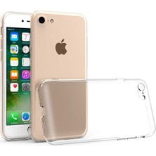 Köse Apple iPhone 8 Kılıf Kamera Korumalı Yumuşak Şeffaf Ince Süper Silikon