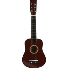 Perfk 25 '' Akustik Gitar Öğrenme Oyuncak Çocuklar Kahverengi  (Yurt Dışından)