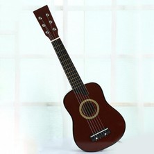 Perfk 25 '' Akustik Gitar Öğrenme Oyuncak Çocuklar Kahverengi  (Yurt Dışından)