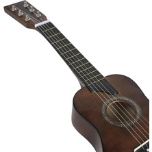 Perfk 25 '' Akustik Gitar Öğrenme Oyuncak Çocuklar Kahverengi  (Yurt Dışından)