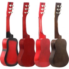 Perfk 25 '' Akustik Gitar Öğrenme Oyuncak Çocuklar Kahverengi  (Yurt Dışından)