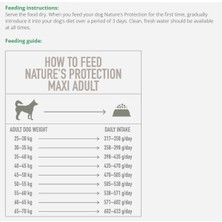 Nature's Protection Maxi Adult Large Breeds Poultry %80 Hayvansal Proteinli Düşük Tahıllı Kümes Hayvanlı Büyük Irk Köpek Maması 12 kg