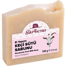 The Soap Factory İpek Seri El Yapımı Keçi Sütü Sabunu 100 g x 3 Adet (Toplam 300 g) - Lüks - Bütün Cilt Tiplerine Uygun - Soğuk Sıkım - Üstün Cilt Bakımı