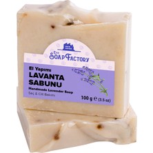The Soap Factory İpek Seri El Yapımı Lavanta Sabunu 100 g x 3 Adet (Toplam 300 g) Bütün Cilt Tiplerine Uygun - Soğuk Sıkım - Üstün Cilt Bakımı
