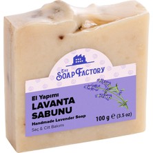 The Soap Factory İpek Seri El Yapımı Lavanta Sabunu 100 g x 3 Adet (Toplam 300 g) Bütün Cilt Tiplerine Uygun - Soğuk Sıkım - Üstün Cilt Bakımı