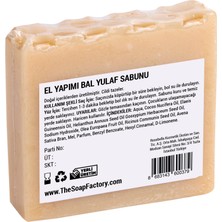 The Soap Factory İpek Seri El Yapımı Bal Yulaf Sabunu 100 g x 3 Adet (Toplam 300 g) - Lüks - Çevre Dostu - Bütün Cilt Tiplerine Uygun - Soğuk Sıkım - Üstün Cilt Bakımı - Bitkisel