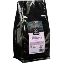 The Mill  Etiyopya Sidamo Çekirdek Kahve 250 gr - Ustalıkla Kavrulmuş Bütün Kahve Çekirdeği - %100 Arabica - Çikolata ve Kırmızı Meyve Notaları ile Zengin Aroma - Filtre ve Kahve Makinelerine Uygun