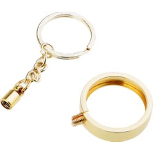 Blesiya 2xcoin Keying Kolye Anahtarı Ana Para Anahtar Yaratıcı  27MM Pcs (Yurt Dışından)