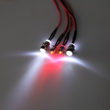 Model Rc 1:10 Araba LED Lambası Gecesi 5mm 3mm Farlar Işık (Yurt Dışından)