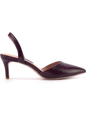 Nine West Avery 2pr Bordo Kadın Topuklu Ayakkabı