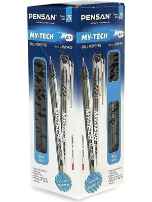 Pensan My-Tech 0.7 Tükenmez Kalem 25 Li Paket
