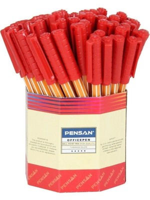 Pensan 1010 Ofıspen Tükenmez Kırmızı