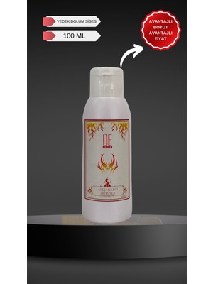 De Parfum Ateş Meleği  Kırmızı Meyveler, Vanilya, Paçuli ve Bergamot Oda Kokusu 100 ml Yedek Dolum Şişesi